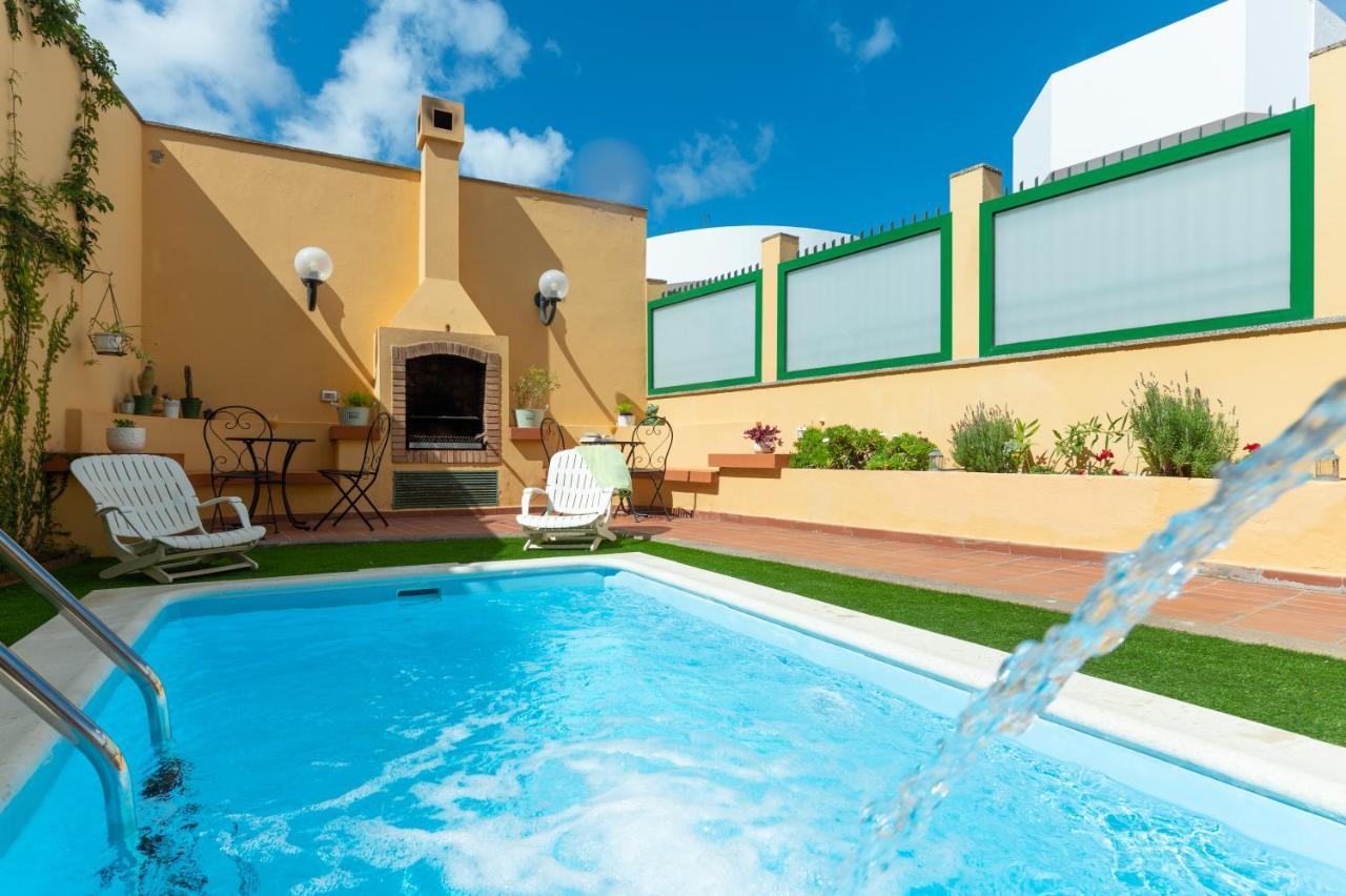 The Yellow House - Solarium - Climatized Pool Gáldar Zewnętrze zdjęcie